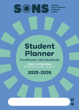 Interior del planner educativo de SONS
