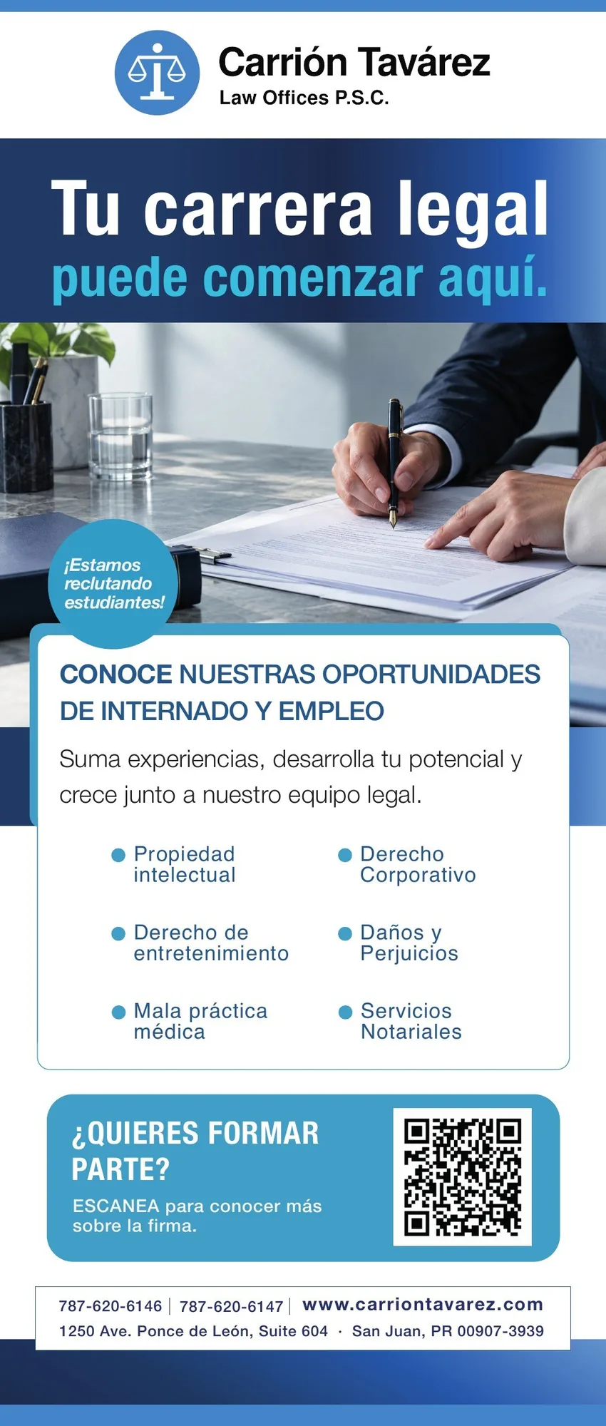Carrión — roll up promocional